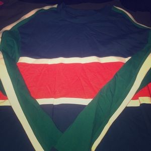 Multi Color Crew Neck